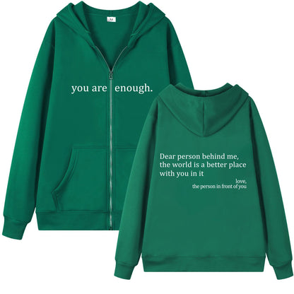 HeartSpeak™ — Emotional Zipper Hoodie for Comfort & Meaning