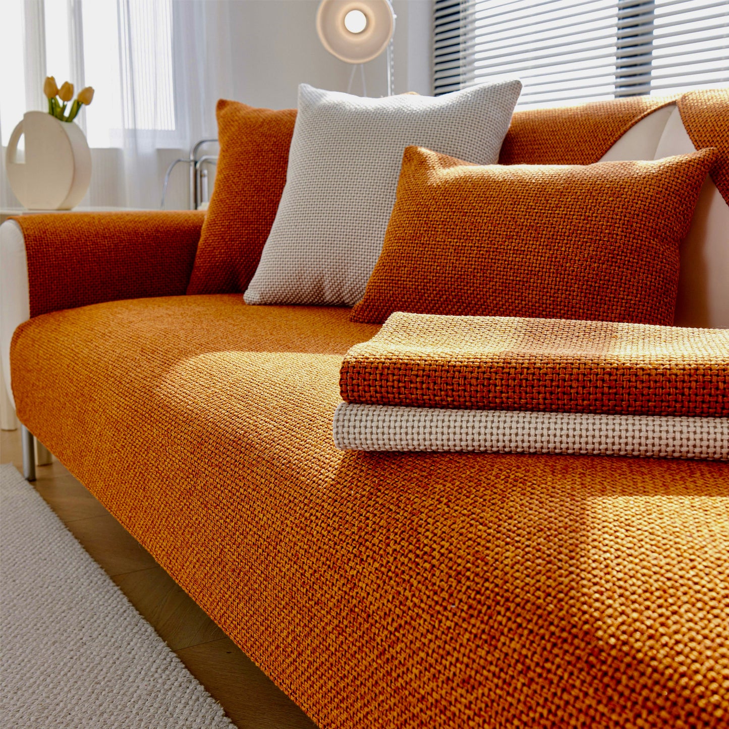 GLIZM Sofa Cover™ — Wrinkle-Free Comfort That Clings So You Can Relax in Style