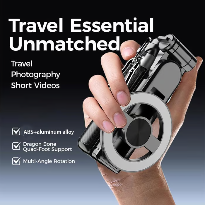 Magnetic Tripod Grip™ — Ovládnite každý záber s profesionálnou presnosťou a slobodou