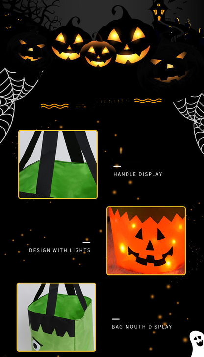 GlowPro Candy Bag™ — Light Up Halloween with Fun, Safety, and Candy Mastery