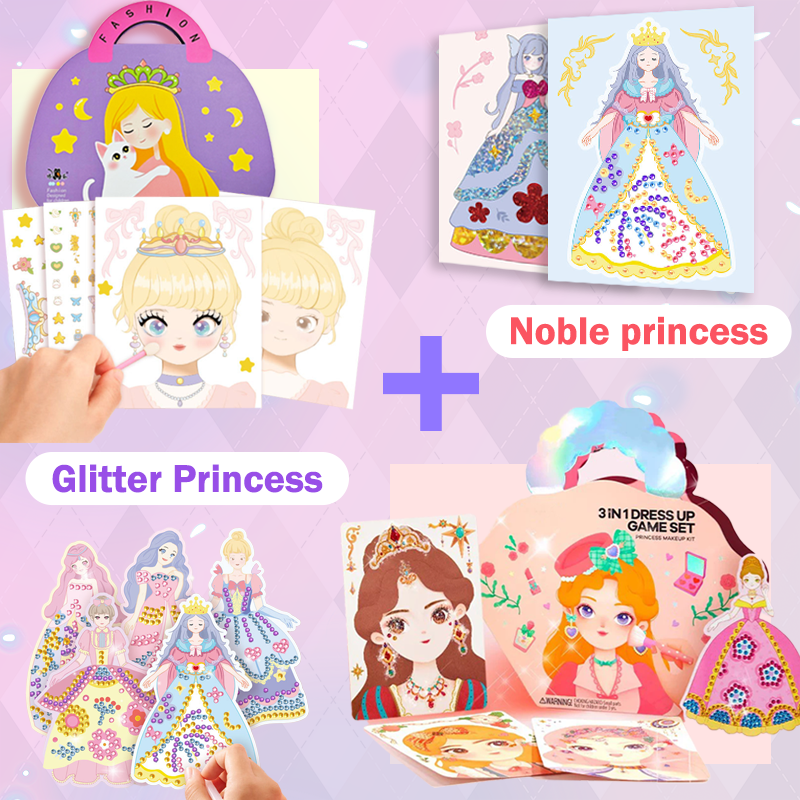 Liora — Kids 3-in-1 Princess Dress Up and Make Up Game Set