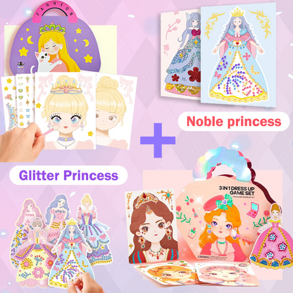 Liora — Kids 3-in-1 Princess Dress Up and Make Up Game Set