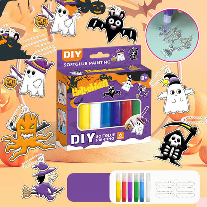 Liora — Kit de pictură DIY cu gel pentru copii, uscare la aer, fără coacere