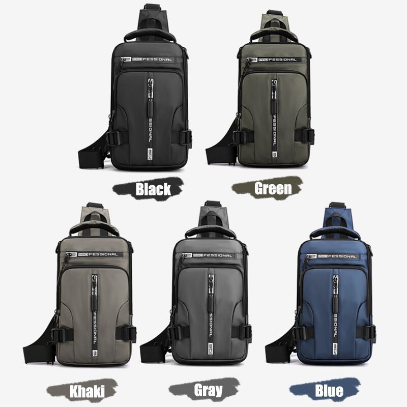 Zentro — Waterproof Anti-Theft Crossbody Bag with USB Port