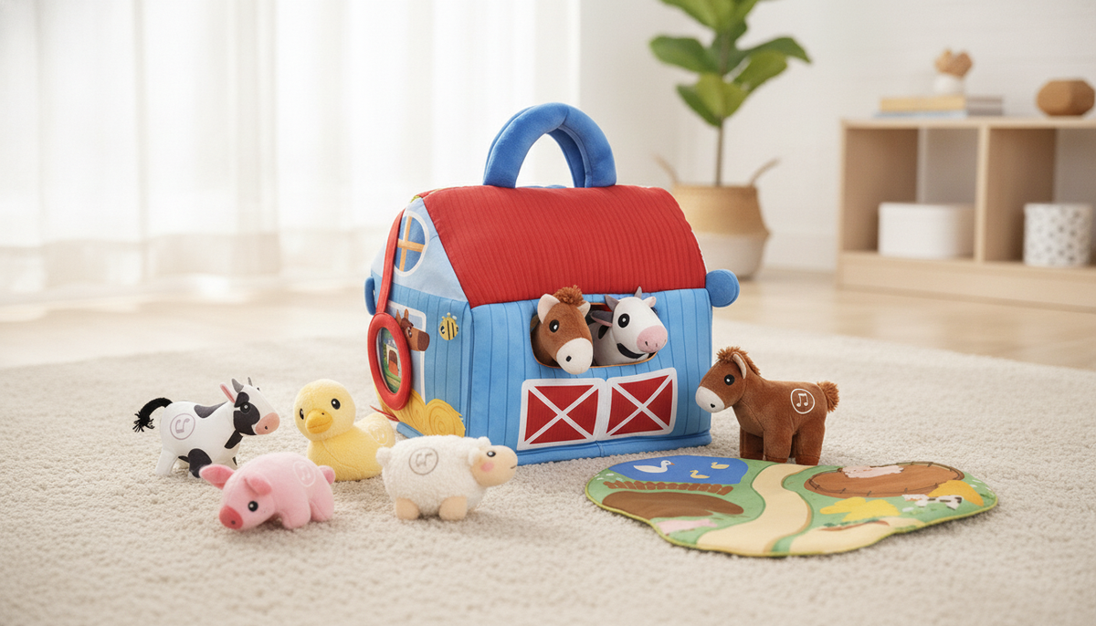 Barnley™ Farm Animal Plush Playset