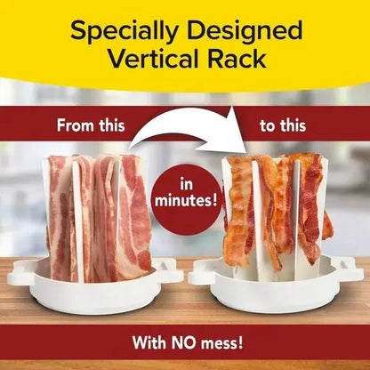 GreaseSlam™ Vertical Rack — Vainquez les matins désordonnés avec du bacon croustillant et sans culpabilité rapidement