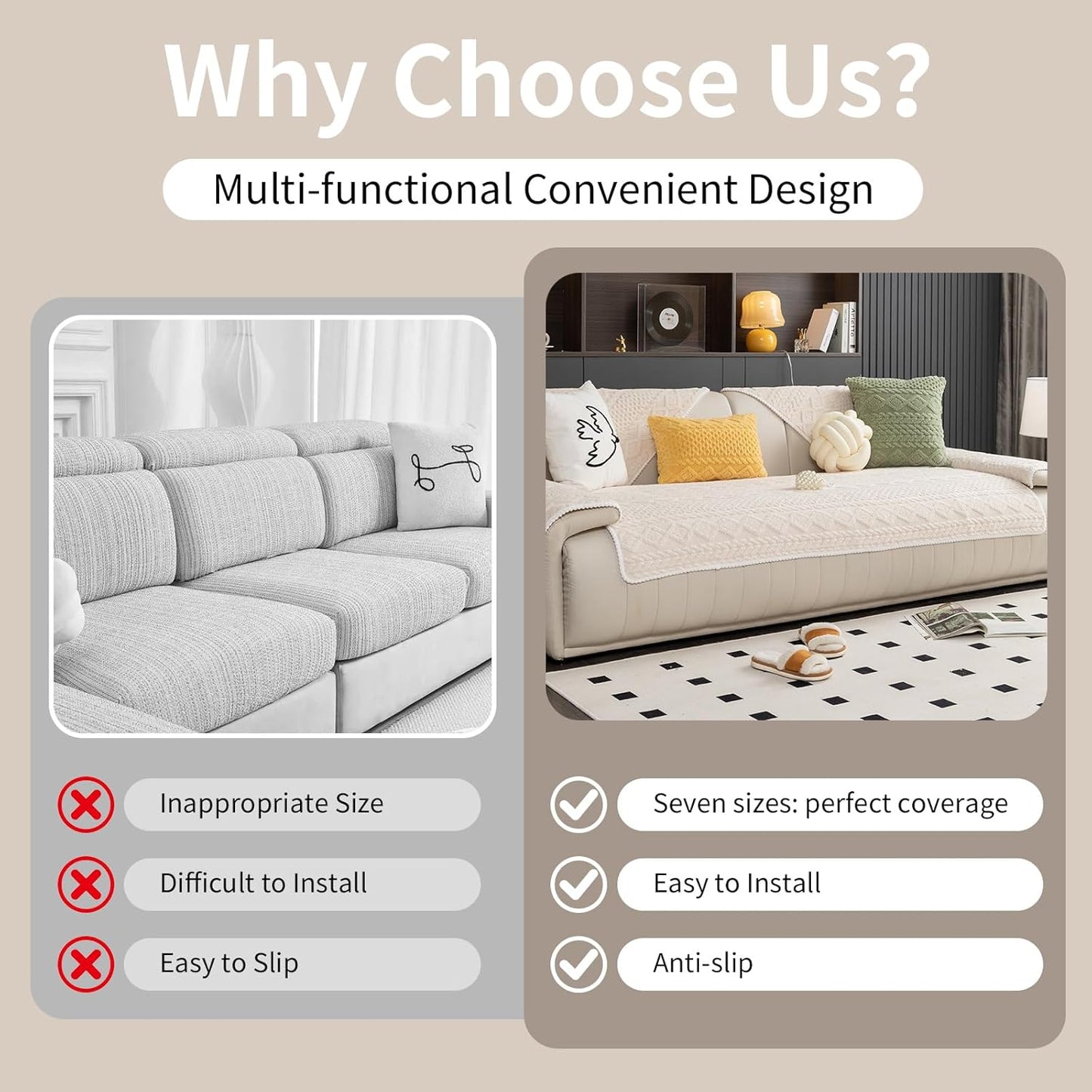 ⏰ LETZTER TAG VERKAUF!🛋️ Verwandle Dein Altes Sofa Sofort In Ein Brandneues ✨