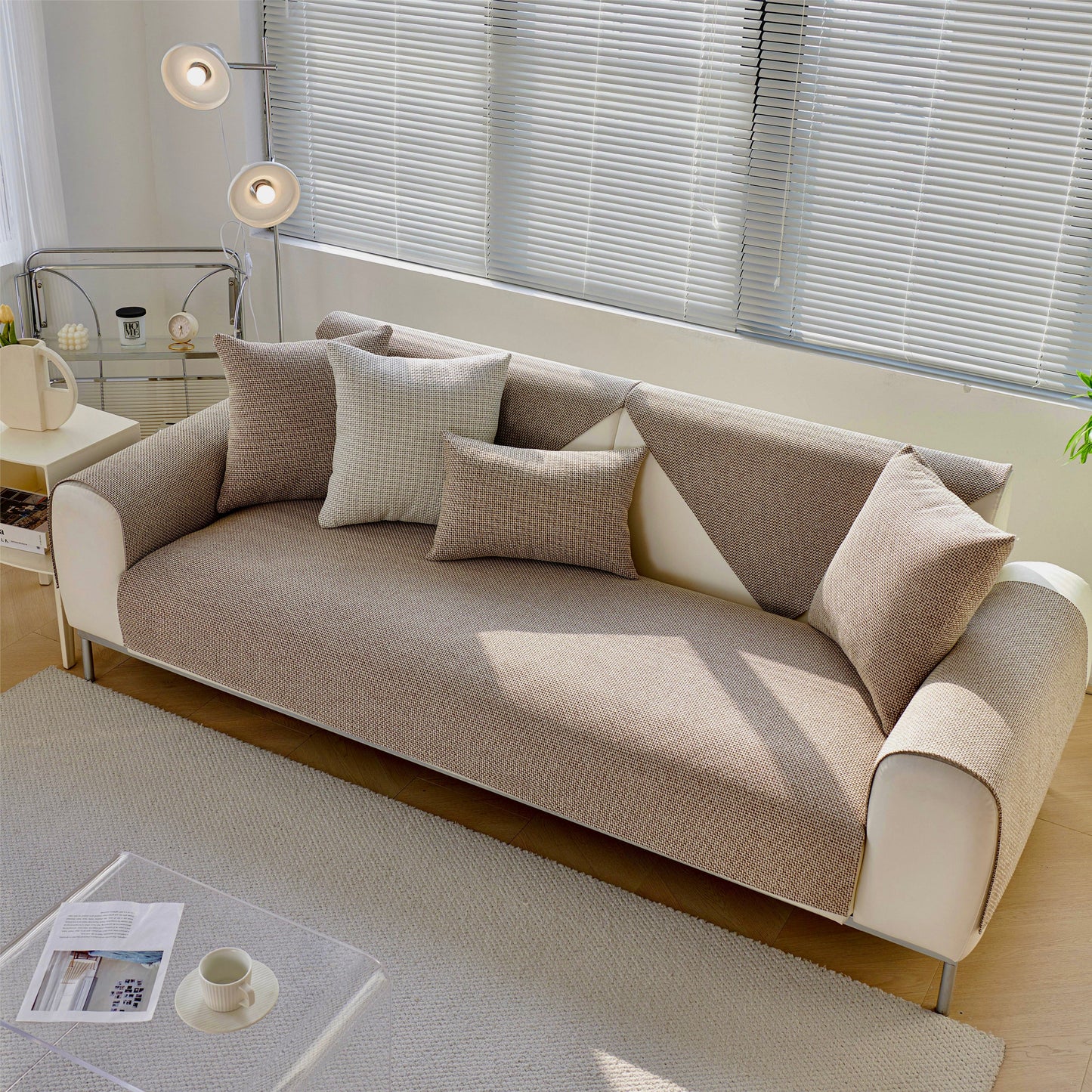 GLIZM Sofa Cover™ — Wrinkle-Free Comfort That Clings So You Can Relax in Style