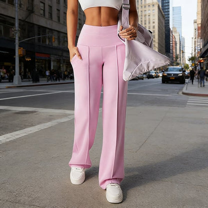 💗LETZTER TAG VERKAUF 50% RABATT⚡50K+ VERKAUFT💕Vionex Damen Schlichte Lockere Gerade Hose