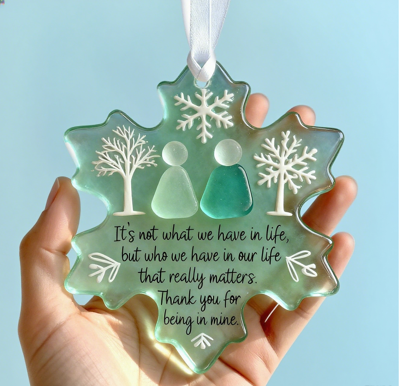 Sea Glass Snowflake™ — Seal Unbreakable Bonds with Every Glimmer