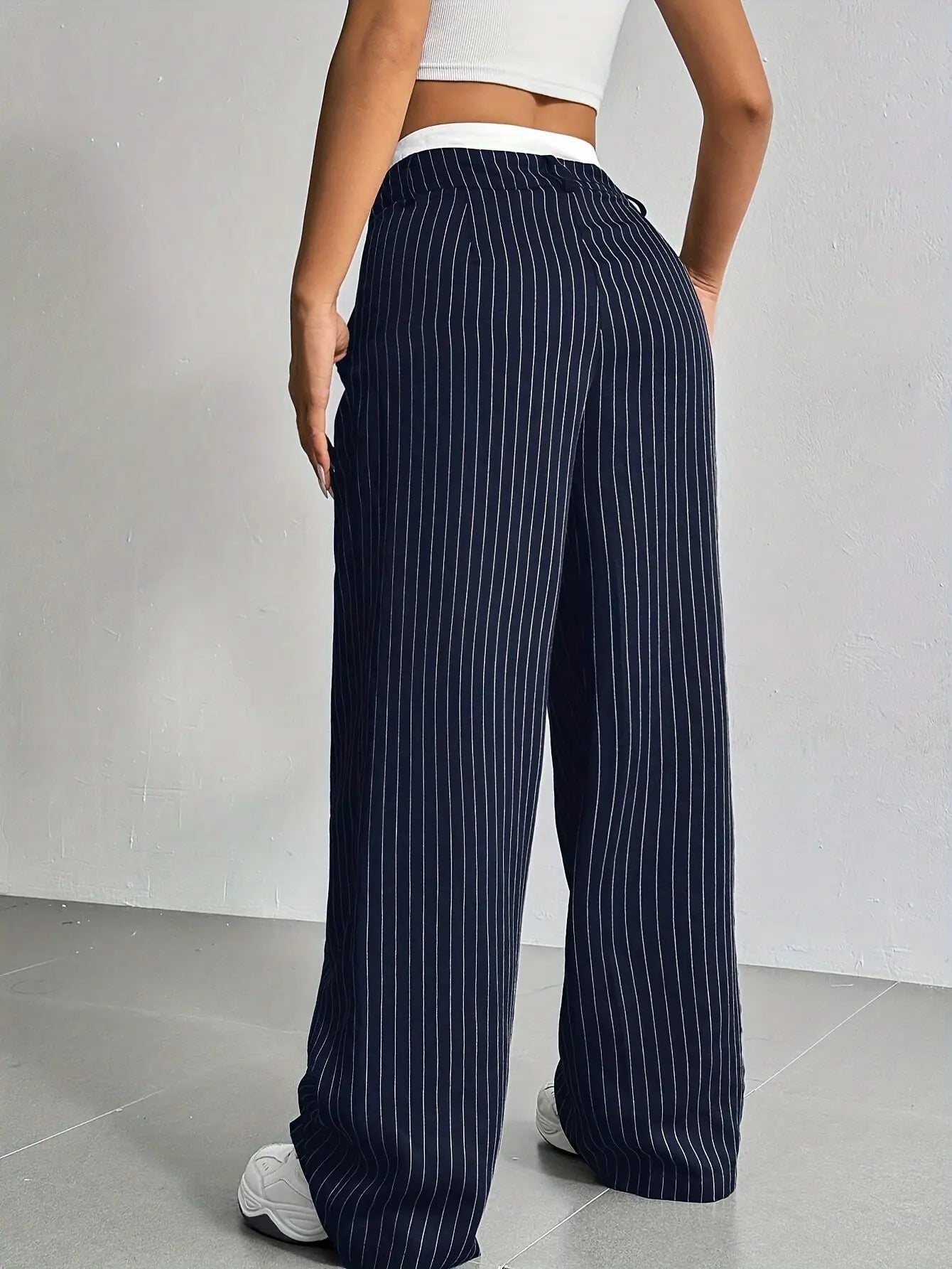 PinstripePower™ — Sculpt Your Curves and Command Every Room with Effortless Style