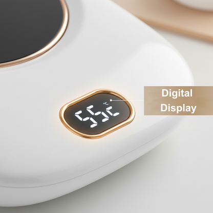 Digital Heated Coaster™ — Command Your Perfect Sip with Cozy, Custom Warmth Every Time