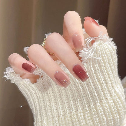 Duo de vernis à ongles Liora — Ensemble de vernis pailleté bicolore avec brillance longue durée