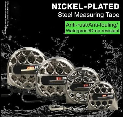 Veltran Règle rétractable en acier inoxydable — Ruban métrique résistant à la corrosion