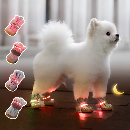LED Dog Boots™ — Proteção Corajosa para Patas que Ilumina Cada Aventura