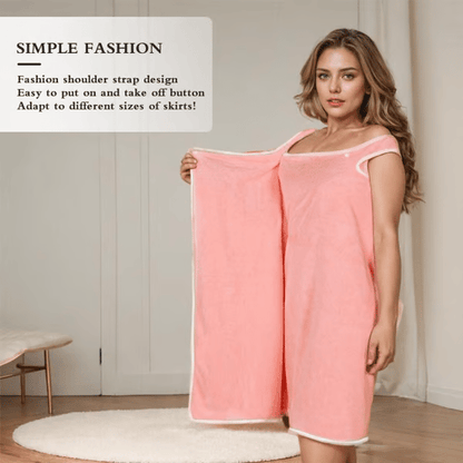 Liora — Plus Size Waterproof Wearable Shower Skirt with Secure Fit