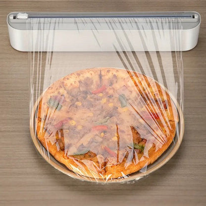 SlicoWrap — Präziser Küchenfolien-Schneider mit Doppelklingen-Design
