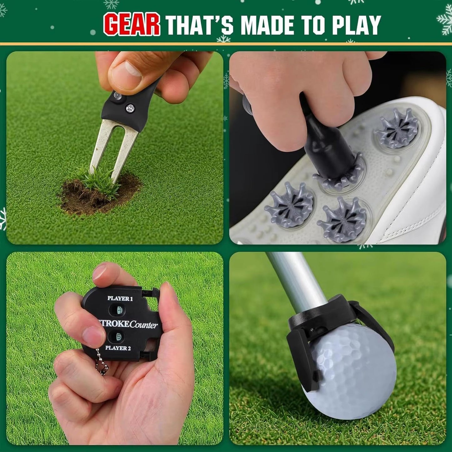 24 Explosive Golf Surprises™ — Ignite Daily Thrills and Master Your Holiday Game