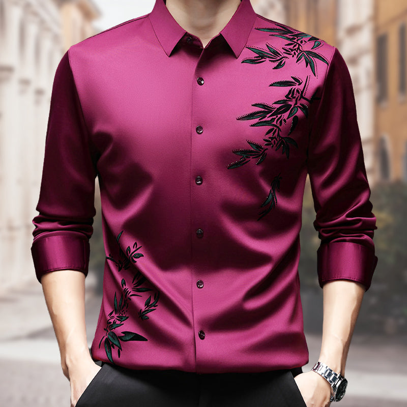 Bamboo Leaf Shirt™ — Ανάδειξε Αυτοπεποίθηση με Κάθε Ζεστή, Κοφτερή Εμφάνιση