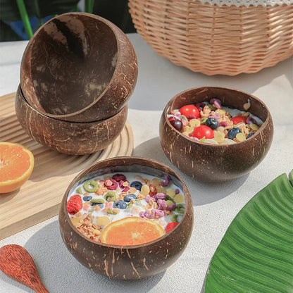 Coconut Shell & Wood Sets™ — Own the Wild, Eco-Chic Statement That Commands Every Table