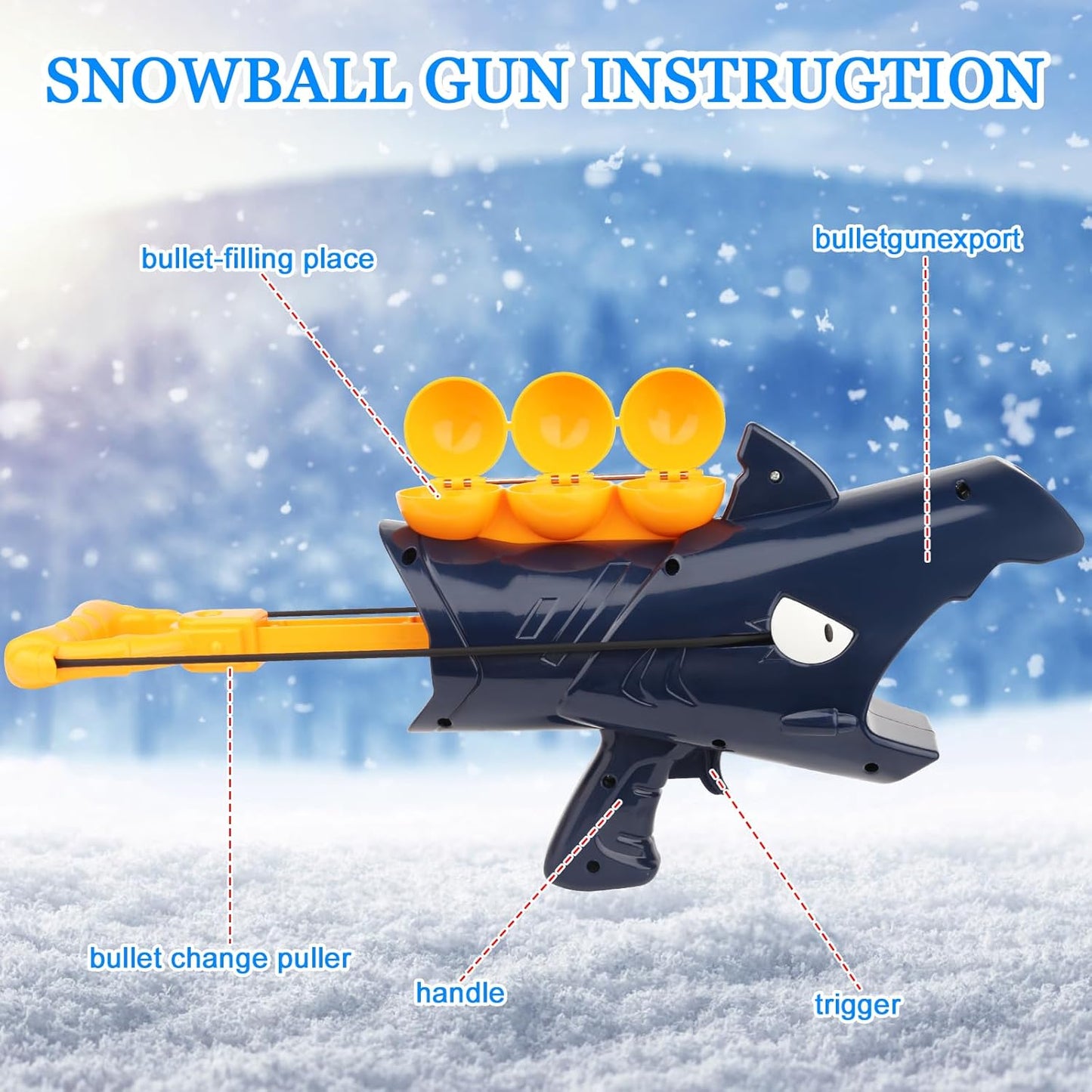 Shark Snowball Launcher 15$ TODAY ONLY