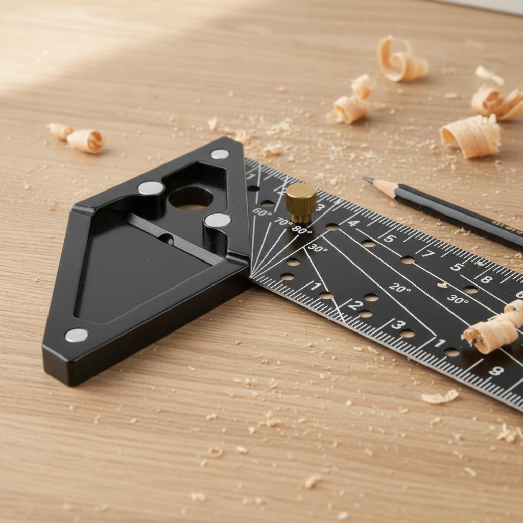 Squarix™ Precision Woodworking Square (30 cm)