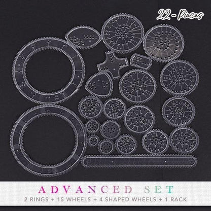 Nexara Spirograaf Geometrische Liniaal Set