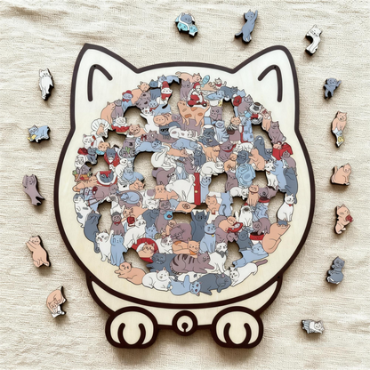 Cat Serenity Puzzle™ — Unwind Instantly with Every Satisfying Click and Cozy Cat Shape