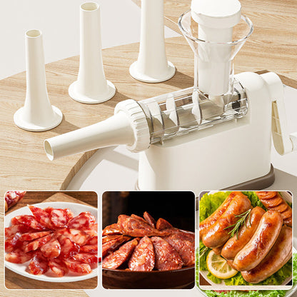 🔥 Heißer Verkauf 50% RABATT 🔥Veltrino Wurstfüllmaschine mit 3 Düsen