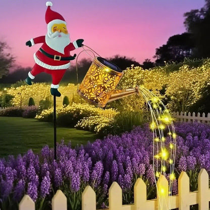 Liora — Solar-Powered Santa Garden Stake Light with Auto Sensor