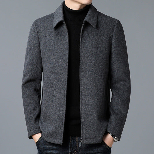 Norla Wool Jacket — Heavyweight Warm Wool Coat with Thermal Lining