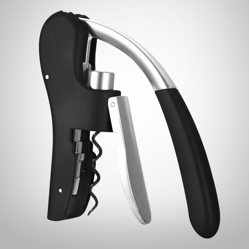 IronOak™ 木製ハンドルワインオープナー — 滑らかで力強い精度でコルクを自在に開ける