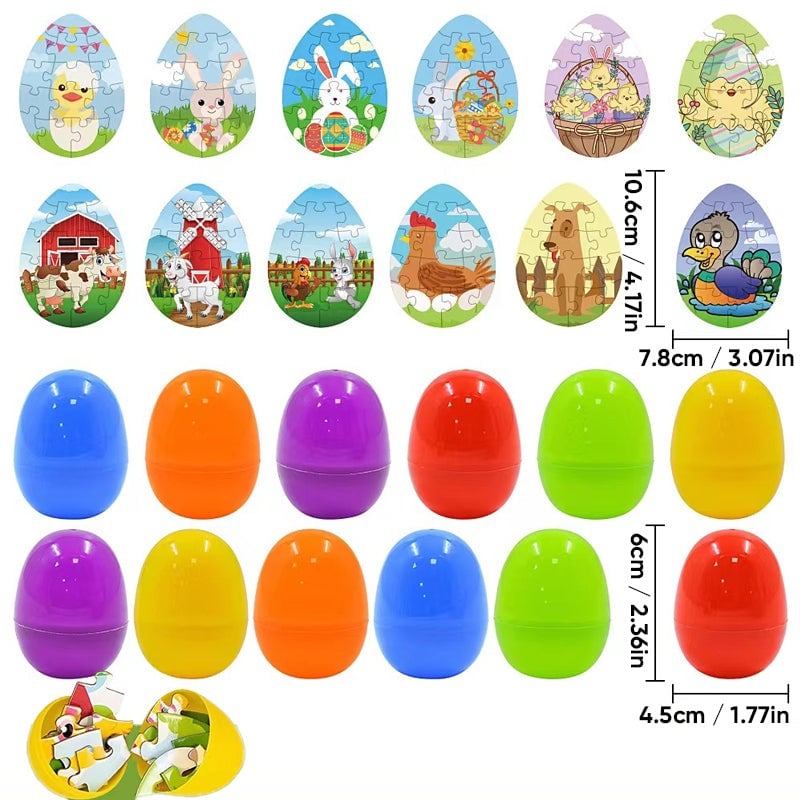 Prefilled Easter Eggs with Toys and Stickers for Egg Hunts 19$ TODAY ONLY