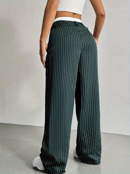 PinstripePower™ — Sculpt Your Curves and Command Every Room with Effortless Style