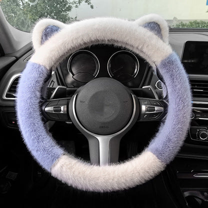 Plush Cat Ear Steering Cover™ — Gjør grepet ditt koselig, styr veien med stil og selvtillit
