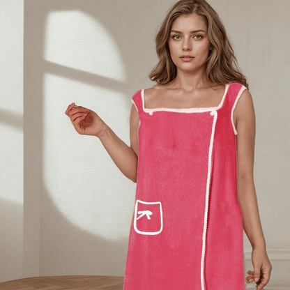 Liora — Plus Size Waterproof Wearable Shower Skirt with Secure Fit