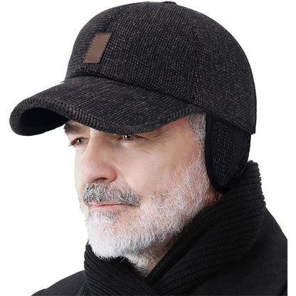 Kairo Hat — Leichte warme Baseballkappe mit Ohrklappen für den Winter