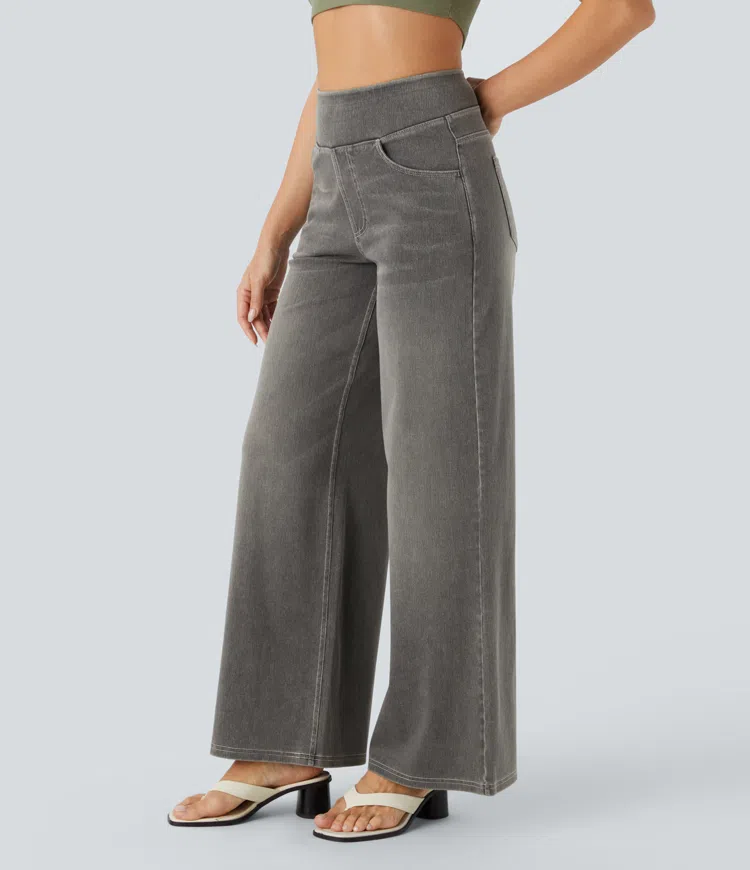 High-Waisted Wide Leg Jeans™ — Unlock All-Day Confidence and Freedom in Every Step