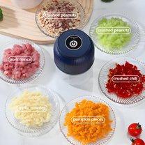 NimbleX Electric Garlic Chopper — Portable Mini Food Processor with St ...