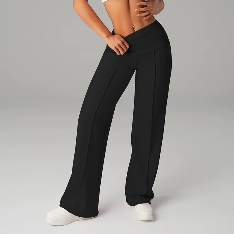 💗LETZTER TAG VERKAUF 50% RABATT⚡50K+ VERKAUFT💕Vionex Damen Schlichte Lockere Gerade Hose