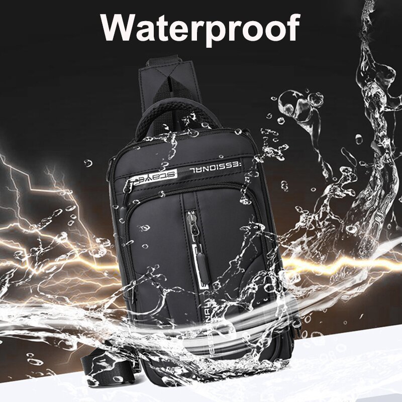 Zentro — Waterproof Anti-Theft Crossbody Bag with USB Port