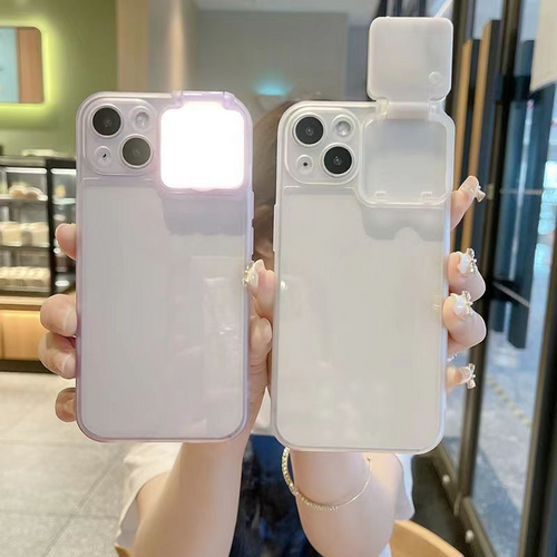 Phone Cover With Ring Light
