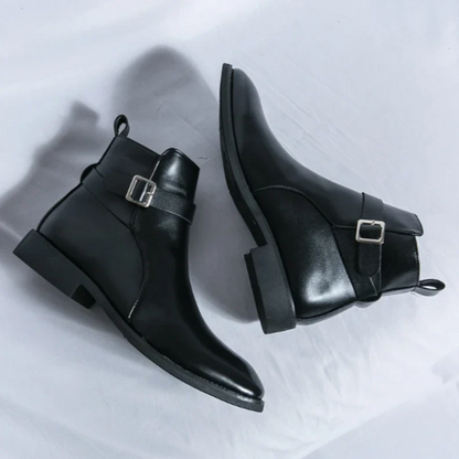 Deniro Genuine Leather Chelsea Boots