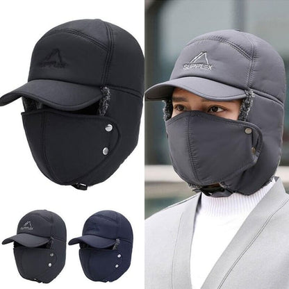 Frostley — Winddichte wintermuts met afneembaar masker en oorkleppen