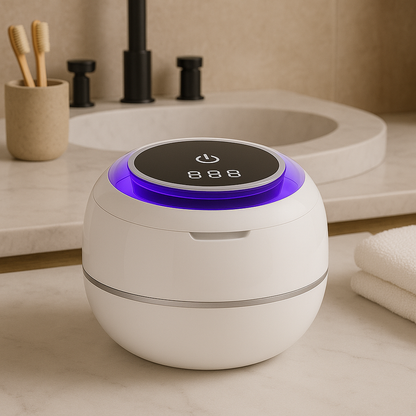 CleanoWave Pod — Ultrasonic Retainer Cleaner with UV-C Light