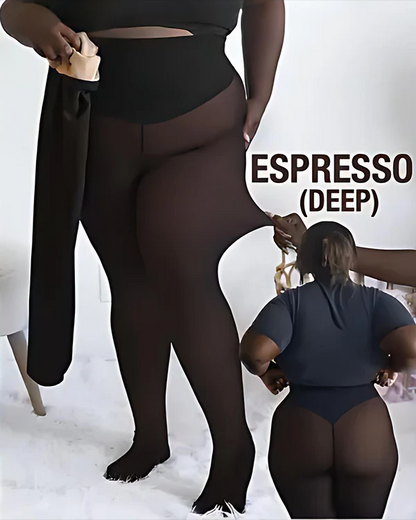 SnatchSkin™ Fleece Tights — Look Sheer, Feel Warm, Stay Snatched