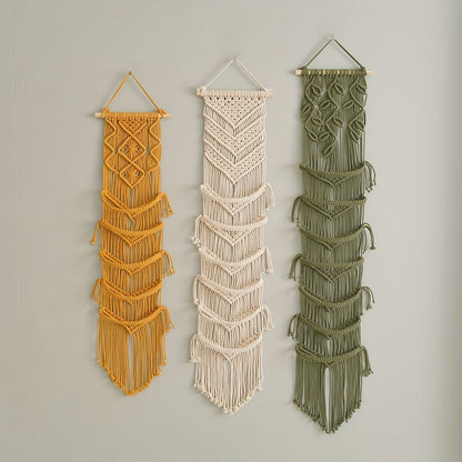 Kaelin — Handgemaakte Macramé Hoed Organizer met Boho Stijl