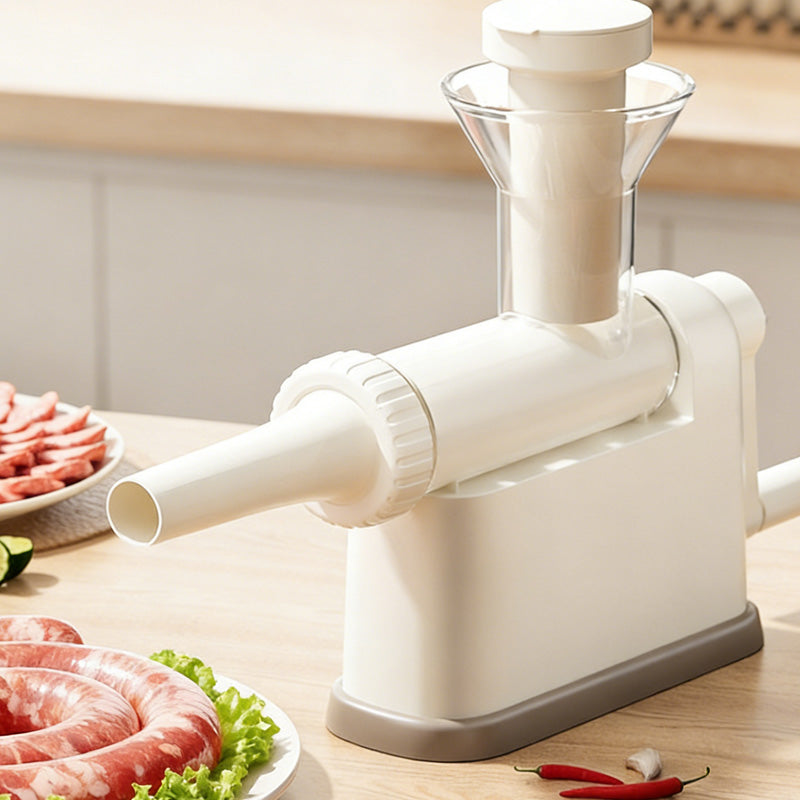🔥 Heißer Verkauf 50% RABATT 🔥Veltrino Wurstfüllmaschine mit 3 Düsen