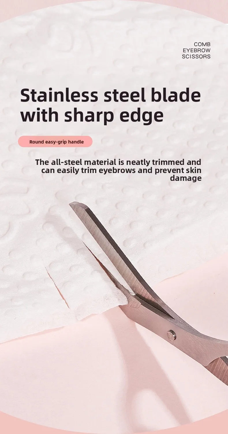 Liora — Ensemble de 3 taille-sourcils en acier inoxydable pour un toilettage précis