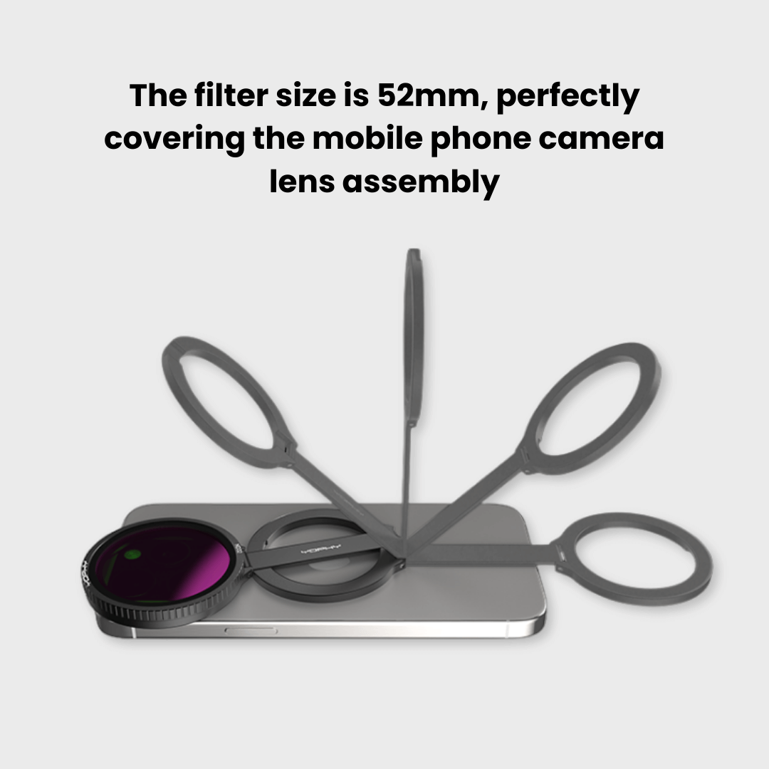 NorviMag Creator Kit — iPhone Magnetic Mount with CPL & ND64 Filters